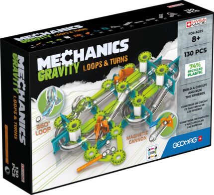 Geomag Σετ Gravity Loops & Turns 130pcs.-Green