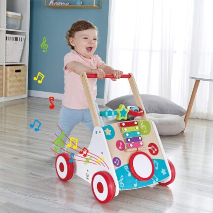 Hape Early Melodies Ξύλινη περπατούρα 'My First Musical Walker'