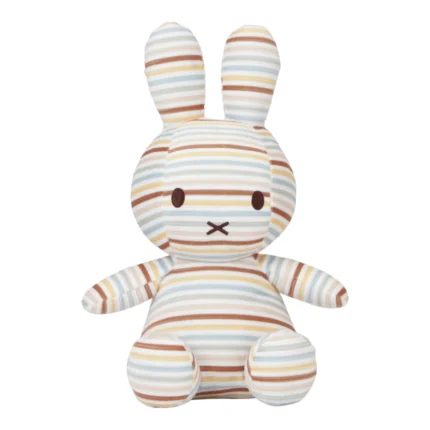 Υφασμάτινο κουκλάκι Miffy Vintage Sunny Stripes all over 25cm - Little Dutch