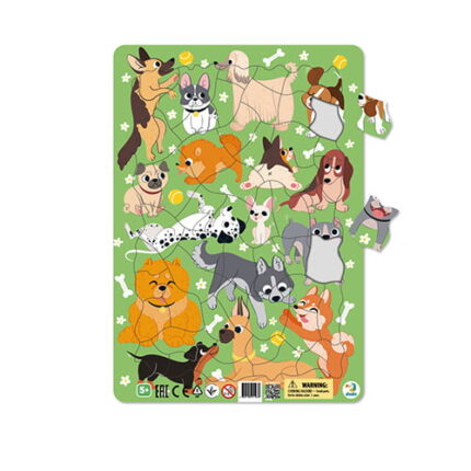 FRAME PUZZLE DOGS – ΠΑΖΛ ΜΕ ΠΛΑΙΣΙΟ ΣΚΥΛΑΚΙΑ