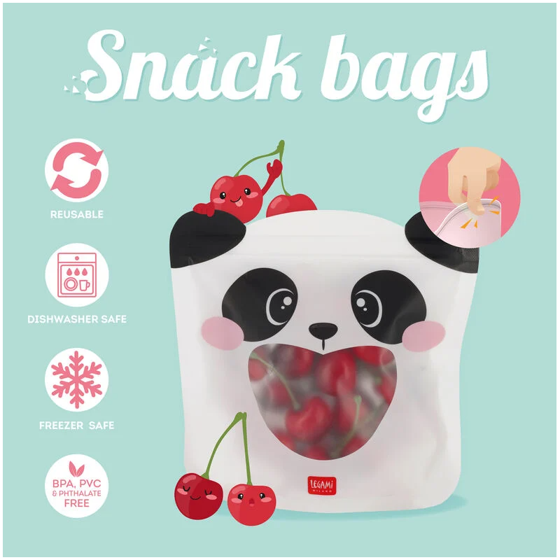 σακουλεσ-φαγητου-legami-snack-bags-σετ-3-τεμαχιων-panda-ζβ0004