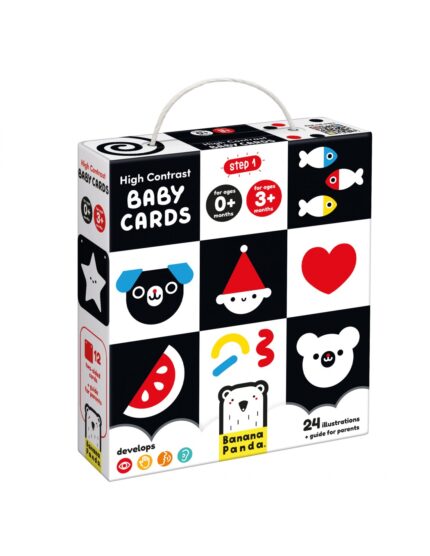 HIGH CONTRAST BABY CARDS 0M+ 3M+