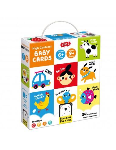 HIGH CONTRAST BABY CARDS 6M+ 9M+