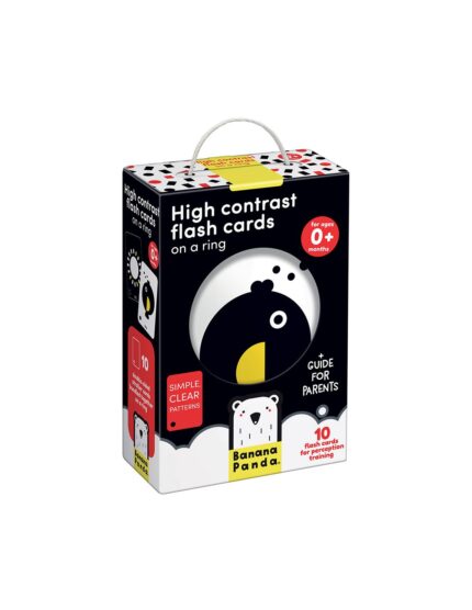 HIGH CONTRAST FLASH CARDS ON A RING 0M+
