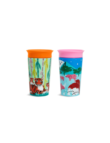 MIRACLE 2PK SIPPY 266ML - RHINO | TIGER