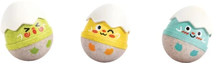 Hape Early Explorer Ξύλινη Κουδουνίστρα happy Hatchlings Wobble Rattles
