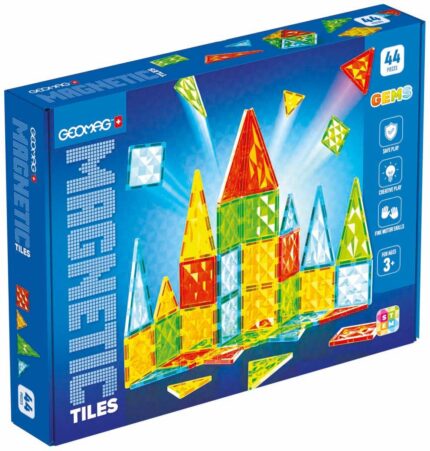 Geomag Magnetic Tiles Gems 44pcs.