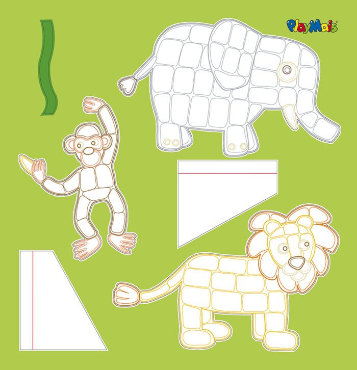 Playmais WORLD JUNGLE Cardboard B