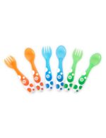 multi coloured forks and spoons (5)