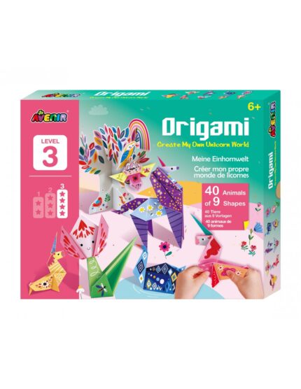 origami create my own unicorn world level3