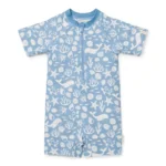 0028156 zwempak korte mouw blauw sea life