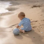 0028160 zwempak korte mouw blauw sea life