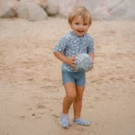 0028293 zwemshirt korte mouw blauw sea life