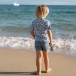 0028294 zwemshirt korte mouw blauw sea life