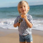 0028295 zwemshirt korte mouw blauw sea life