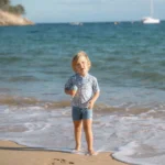 0028296 zwemshirt korte mouw blauw sea life