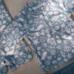 0028297 zwemshirt korte mouw blauw sea life