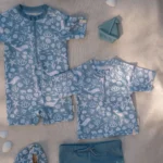 0028298 zwemshirt korte mouw blauw sea life