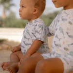 0028301 zwemshirt korte mouw meerkleurig sea life