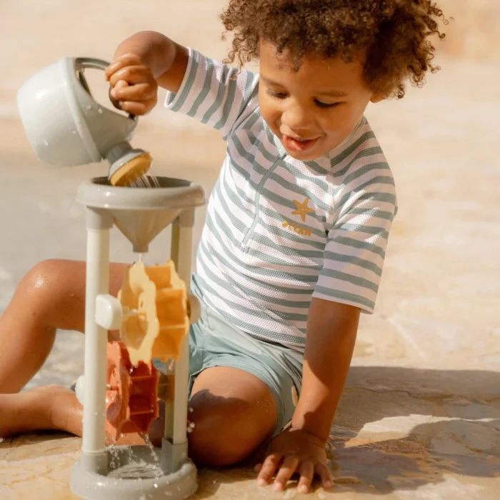 LITTLE DUTCH. Παιδικό μαγιό βερμούδα για αγόρια Seashells Surf Blue