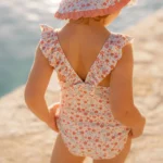 LITTLE DUTCH. Ολόσωμο μαγιό με βολάν Sunny Flowers Multi-colour