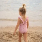 LITTLE DUTCH. Ολόσωμο μαγιό με βολάν Ocean Treasures Multi-colour