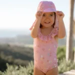 LITTLE DUTCH. Ολόσωμο μαγιό με βολάν Ocean Treasures Multi-colour