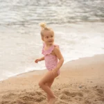 LITTLE DUTCH. Ολόσωμο μαγιό με βολάν Ocean Treasures Multi-colour