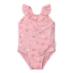 LITTLE DUTCH. Ολόσωμο μαγιό με βολάν Ocean Treasures Multi-colour