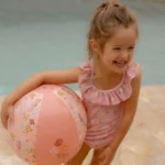 LITTLE DUTCH. Ολόσωμο μαγιό με βολάν Ocean Treasures Multi-colour