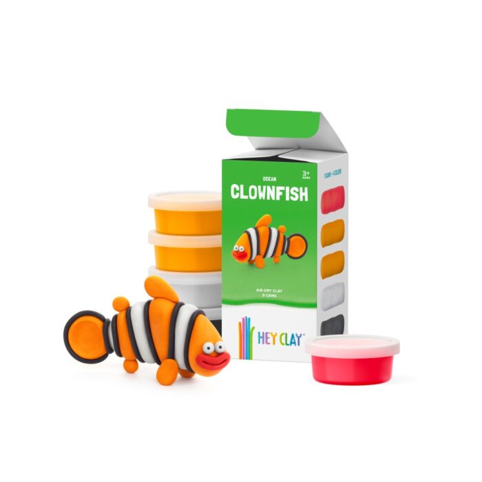 Κατασκευές DIY από Πηλό Hey Clay - Claymates DIY Clownfish