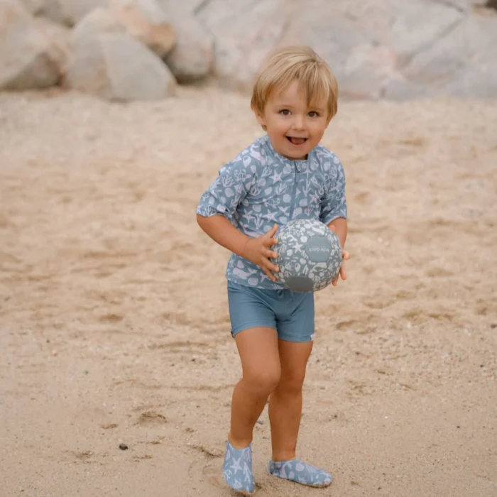 LITTLE DUTCH. Παιδικά παπουτσάκια θαλάσσης Sea Life Ocean Blue