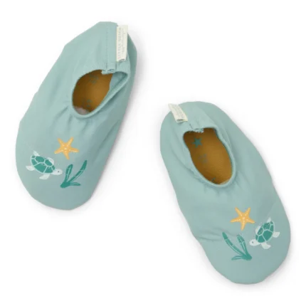 LITTLE DUTCH. Παιδικά παπουτσάκια θαλάσσης Seashells Surf Blue