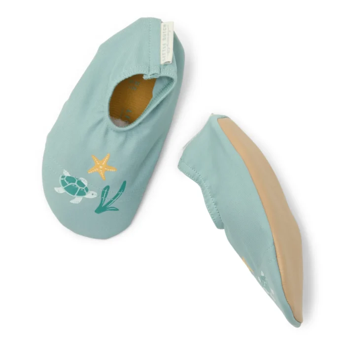 LITTLE DUTCH. Παιδικά παπουτσάκια θαλάσσης Seashells Surf Blue