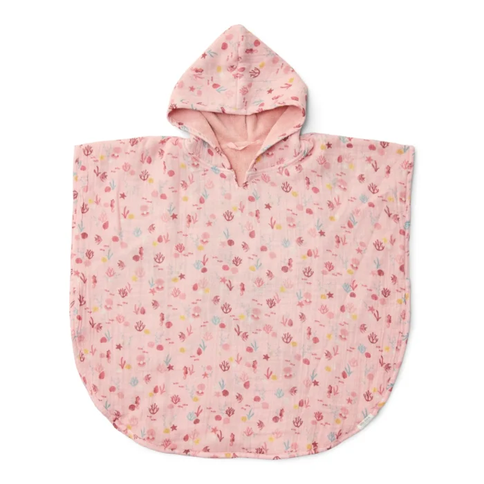 LITTLE DUTCH. Παιδικό πόντσο Ocean Treasures Multi-colour