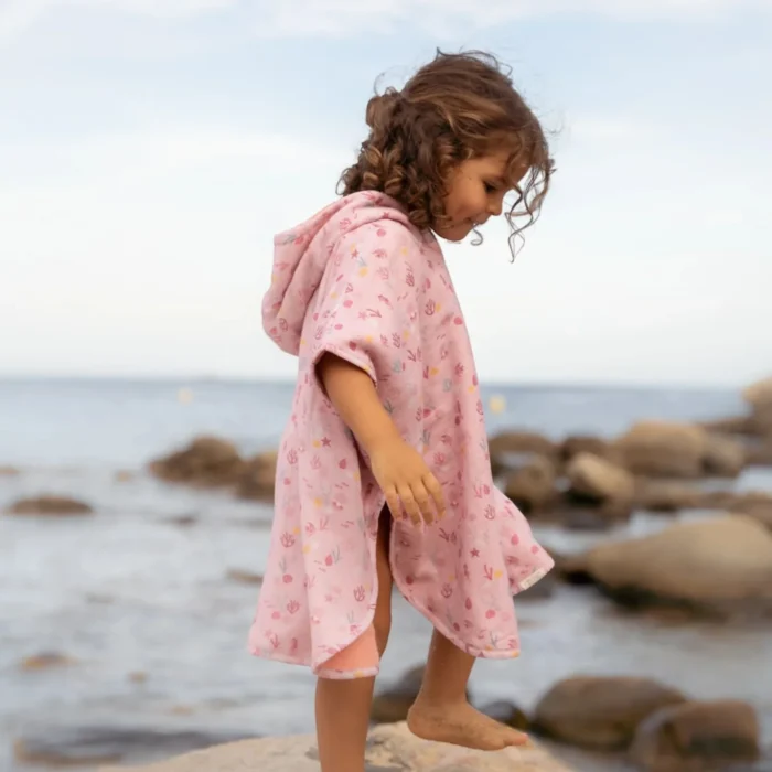 LITTLE DUTCH. Παιδικό πόντσο Ocean Treasures Multi-colour