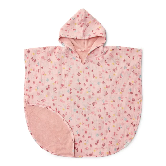 LITTLE DUTCH. Παιδικό πόντσο Ocean Treasures Multi-colour