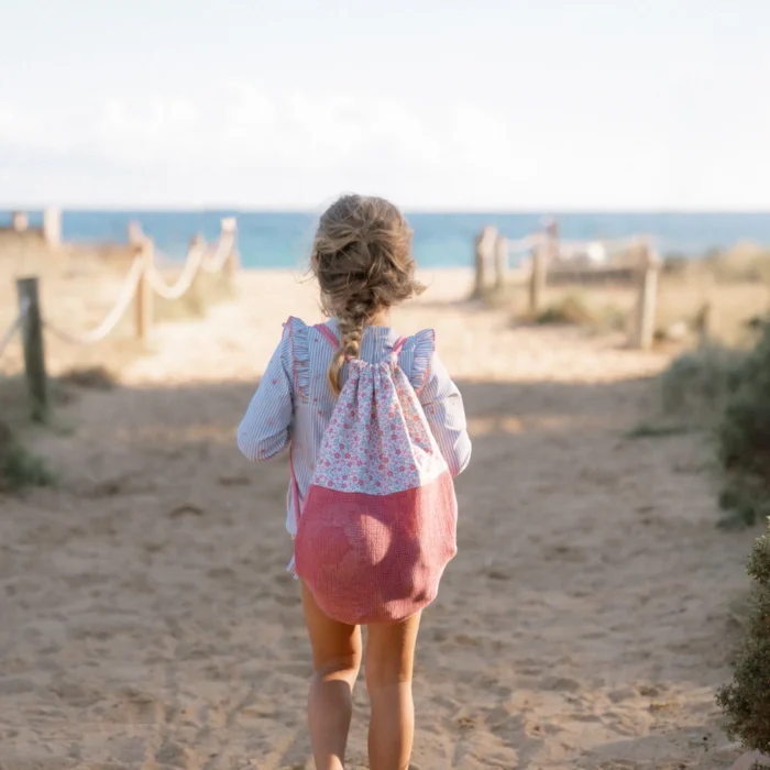 LITTLE DUTCH. Σακίδιο-τσάντα παραλίας Ocean Treasures Multi-colour