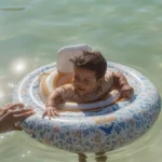 LITTLE DUTCH. Βρεφικό σωσίβιο Ocean Dreams Μπλε