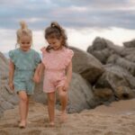 LITTLE DUTCH. Ολόσωμη φόρμα με βολάν Sunny Flowers Pink 2