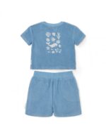 LITTLE DUTCH. Σετ μπλουζάκι και κοντό παντελονάκι Ocean Sea Life Ocean Blue