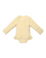 LITTLE DUTCH. Ολόσωμο μακρυμάνικο μαγιό για κορίτσια Ocean Treasures Yellow