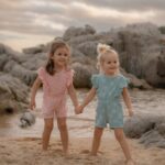 little dutch ολόσωμη φόρμα με βολάν ocean treasures surf blue 2