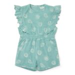 little dutch ολόσωμη φόρμα με βολάν ocean treasures surf blue 3