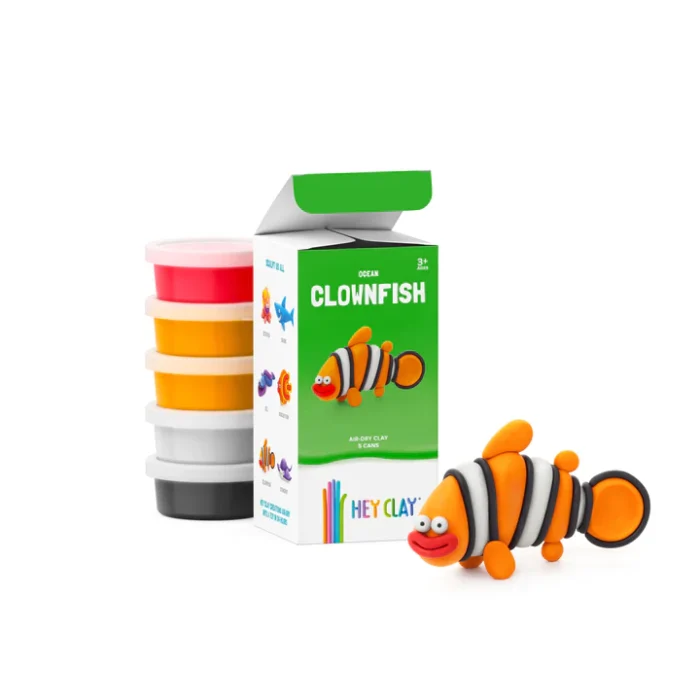 Κατασκευές DIY από Πηλό Hey Clay - Claymates DIY Clownfish