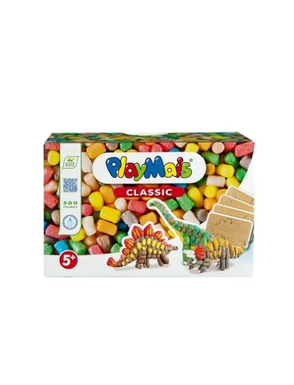 Playmais: Κατασκευές με κάρτες και σφουγγαράκια Κάρτες 4τεμ. δεινόσαυρος