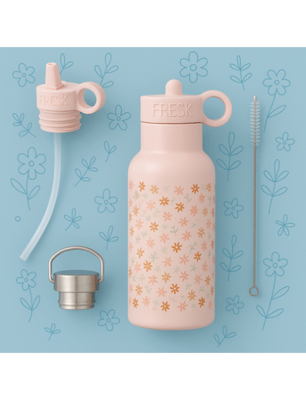 Θερμός από ανοξείδωτο ατσάλι 500ml. Garden Flowers. Fresk. Happy bee