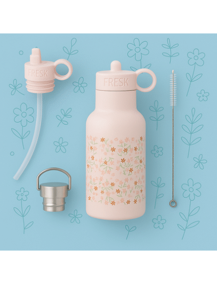 Παγούρι θερμός 350ml - Garden flowers. Fresk. Happy bee