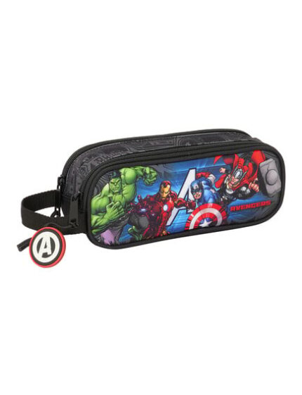Κασετίνα διπλή Avengers. Safta.Happy bee