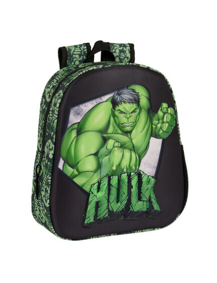Σχολική τσάντα Hulk. Safta.Happy bee